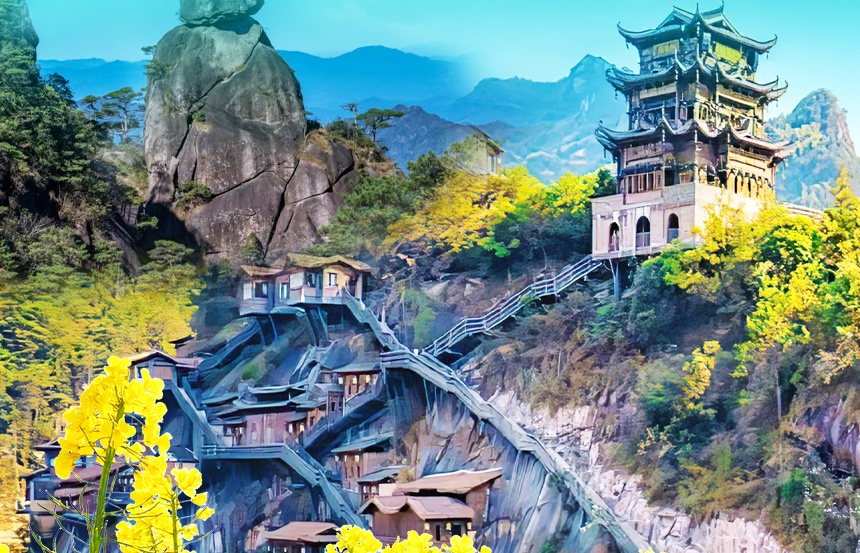 锦绣纯玩江西双卧7日游  三清山 望仙谷 瓷都景德镇 篁岭 庐山三叠泉